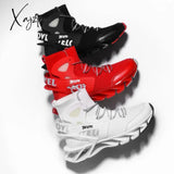 Xajzpa - Shoes Men Sneakers Male Casual Mens Tenis Luxury Shoes Trainer Race Breathable Fashion