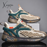 Xajzpa - Shoes Men Sneakers Male Casual Mens Tenis Luxury Shoes Trainer Race Breathable Fashion