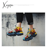 Xajzpa - Shoes Men Sneakers Male Casual Mens Tenis Luxury Shoes Trainer Race Breathable Fashion