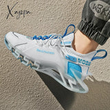 Xajzpa - Shoes Men Sneakers Male Casual Mens Tenis Luxury Shoes Trainer Race Breathable Fashion