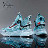 Xajzpa - Shoes Men Sneakers Male Casual Mens Tenis Luxury Shoes Trainer Race Breathable Fashion