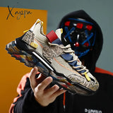 Xajzpa - Shoes Men Sneakers Male Casual Mens Tenis Luxury Shoes Trainer Race Breathable Fashion