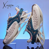 Xajzpa - Shoes Men Sneakers Male Casual Mens Tenis Luxury Shoes Trainer Race Breathable Fashion