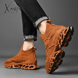 Xajzpa - Shoes Men Sneakers Male Casual Mens Tenis Luxury Shoes Trainer Race Breathable Fashion