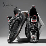 Xajzpa - Shoes Men Sneakers Male Casual Mens Tenis Luxury Shoes Trainer Race Breathable Fashion