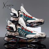 Xajzpa - Shoes Men Sneakers Male Casual Mens Tenis Luxury Shoes Trainer Race Breathable Fashion