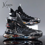 Xajzpa - Shoes Men Sneakers Male Casual Mens Tenis Luxury Shoes Trainer Race Breathable Fashion