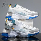 Xajzpa - Shoes Men Sneakers Male Casual Mens Tenis Luxury Shoes Trainer Race Breathable Fashion