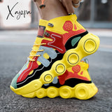 Xajzpa - Shoes Men Sneakers Male Casual Mens Tenis Luxury Shoes Trainer Race Breathable Fashion