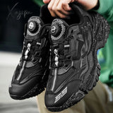 Xajzpa - Shoes Men Sneakers Male Mens Casual Shoes Tenis Luxury Trainer Race Lace-Free Fashion