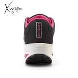 Xajzpa - Shoes Woman Pu Leather Breathable Sneakers Women Shoes Waterproof Wedges Platform