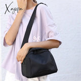 Xajzpa - Shoulder Bags For Women Fashion Small Solid Crossbody Bag Black Travel Purses And Luxury