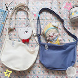 Xajzpa - Shoulder Bags Women Solid Harajuku All-Match Simple Multifunction Ulzzang Handbags Large