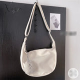 Xajzpa - Shoulder Bags Women Solid Harajuku All-Match Simple Multifunction Ulzzang Handbags Large