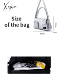 Xajzpa - Silver Y2K Tote Bags For Women Aesthetic Luxury Designer Large Capacity Shoulder Bag