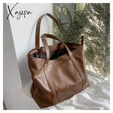 Xajzpa - Simple And Large-Capacity Handbag Female Summer New Trendy Fashion High-Quality