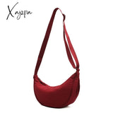 Xajzpa - Simple Design Women’s Messenger Bag Fashion Ladies Nylon Hobos Small Shoulder Bags