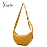 Xajzpa - Simple Design Women’s Messenger Bag Fashion Ladies Nylon Hobos Small Shoulder Bags