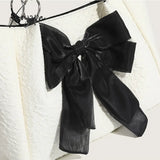 Xajzpa - Simple Tote Bag For Women 2023 Fashion Solid Color Shoulder With Bow Girl Metal Ring