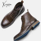 Xajzpa - Size 7~13 Men Boots New Arrival Fashion Brand Comfortable Ankle For #Al633