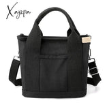 Xajzpa - Small Bag With Zipper This Thousand Layer Lady Single Shoulder Portable Thickened Canvas