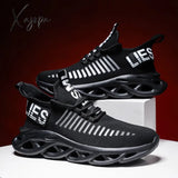 Xajzpa - Sneakers Women Breathable Running Shoes Men Size 36-46 Comfortable Black Casual Couples