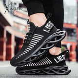 Xajzpa - Sneakers Women Breathable Running Shoes Men Size 36-46 Comfortable Black Casual Couples