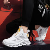 Xajzpa - Sneakers Women Breathable Running Shoes Men Size 36-46 Comfortable Black Casual Couples