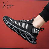 Xajzpa - Sneakers Women Breathable Running Shoes Men Size 36-46 Comfortable Black Casual Couples