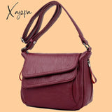 Xajzpa - Soft Leather Luxury Purses And Handbags Women Bags Designer Shoulder Crossbody For Sac A