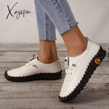 Xajzpa - Soft-Soled Women’s Single Shoes Women Retro Comfortable Flat Casual Woman Outdoor