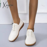 Xajzpa - Soft-Soled Women’s Single Shoes Women Retro Comfortable Flat Casual Woman Outdoor