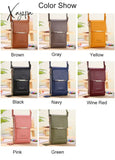 Xajzpa - Solid Color Pu Leather Crossbody Bags For Women Female Shoulder Simple Bag Lady Mini