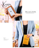 Xajzpa - Solid Color Pu Leather Crossbody Bags For Women Female Shoulder Simple Bag Lady Mini