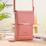 Xajzpa - Solid Color Pu Leather Crossbody Bags For Women Female Shoulder Simple Bag Lady Mini