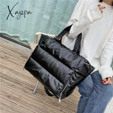 Xajzpa - Space Pad Cotton Tote Bag Winter Shoulder For Women Waterproof Nylon Feather Down