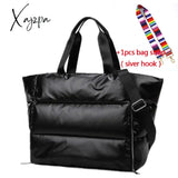 Xajzpa - Space Pad Cotton Tote Bag Winter Shoulder For Women Waterproof Nylon Feather Down