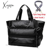 Xajzpa - Space Pad Cotton Tote Bag Winter Shoulder For Women Waterproof Nylon Feather Down