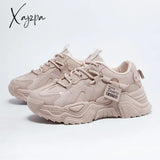 Xajzpa - Spring Autumn 2023 New Designer Women’s Platform Sneakers Black Casual Shoes For Women