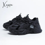 Xajzpa - Spring Autumn 2023 New Designer Women’s Platform Sneakers Black Casual Shoes For Women