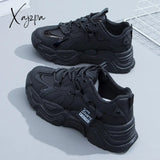 Xajzpa - Spring Autumn 2023 New Designer Women’s Platform Sneakers Black Casual Shoes For Women