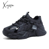 Xajzpa - Spring Autumn 2023 New Designer Women’s Platform Sneakers Black Casual Shoes For Women