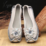 Xajzpa - Spring Leather Shoes Women Flats New Style Flower Genuine For Female Casual Woman Loafers