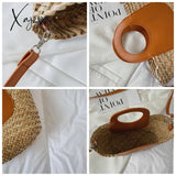 Xajzpa - Straw Summer Beach Bag Women Vintage Handmade Woven Shoulder Shell Fashion Tote Vacation