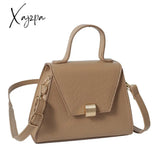 Xajzpa - Stylish Crocodile Embossed Top Handle Satchel Bag Crossbody Women Bags