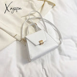 Xajzpa - Stylish Crocodile Embossed Top Handle Satchel Bag Crossbody Women Bags