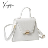 Xajzpa - Stylish Crocodile Embossed Top Handle Satchel Bag Crossbody Women Bags