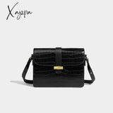 Xajzpa - Stylish Crocodile Pattern Crossbody Shoulder Bag Durable Pu Leather Purse For Women’s