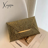 Xajzpa - Stylish Glitter Clutch Wallet Flap Coin Purse Lightweight Portable Evening Bag For Party