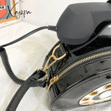 Xajzpa - Stylish Women Telephone Shaped Crossbody Pu Leather Shoulder Bag Female Casual Handbag